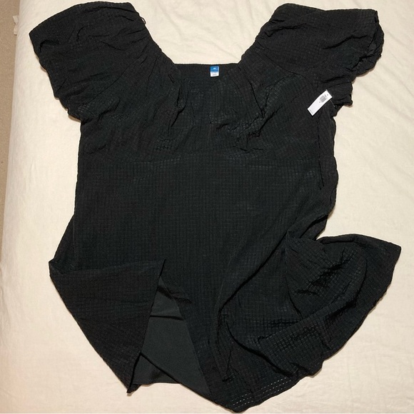 Old Navy Babydoll Style Mini Dress with Short Puff Sleeves - Picture 1 of 11